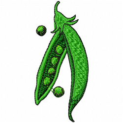 Peas Embroidery Design 1 Peas Embroidery Design 1